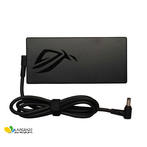 شارژر لپ تاپ ایسوس 180 وات مدل ADP-180MB F با ولتاژ 19.5 ولت و جریان 9.23 آمپر - نمای جلو مناسب برای لپ تاپ های گیمینگ ROG ایسوس
